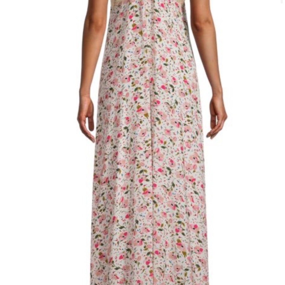 🇫🇷🇫🇷ZADIG & VOLTAIRE Paris Risty Anemone Floral Print Slip maxi hi low Dress - Picture 3 of 12